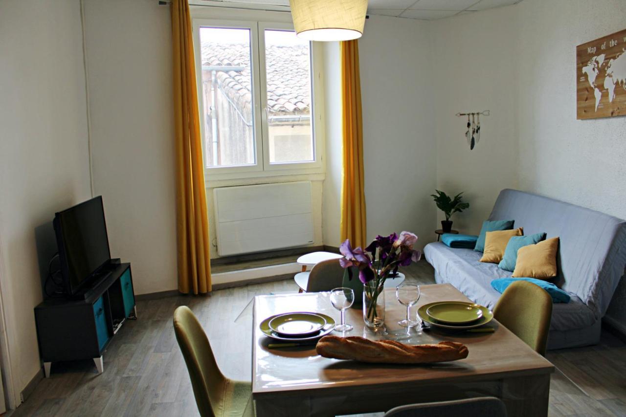 Appartement Le Mimosa - Apparts Cosy Villeneuve-de-Berg Ngoại thất bức ảnh